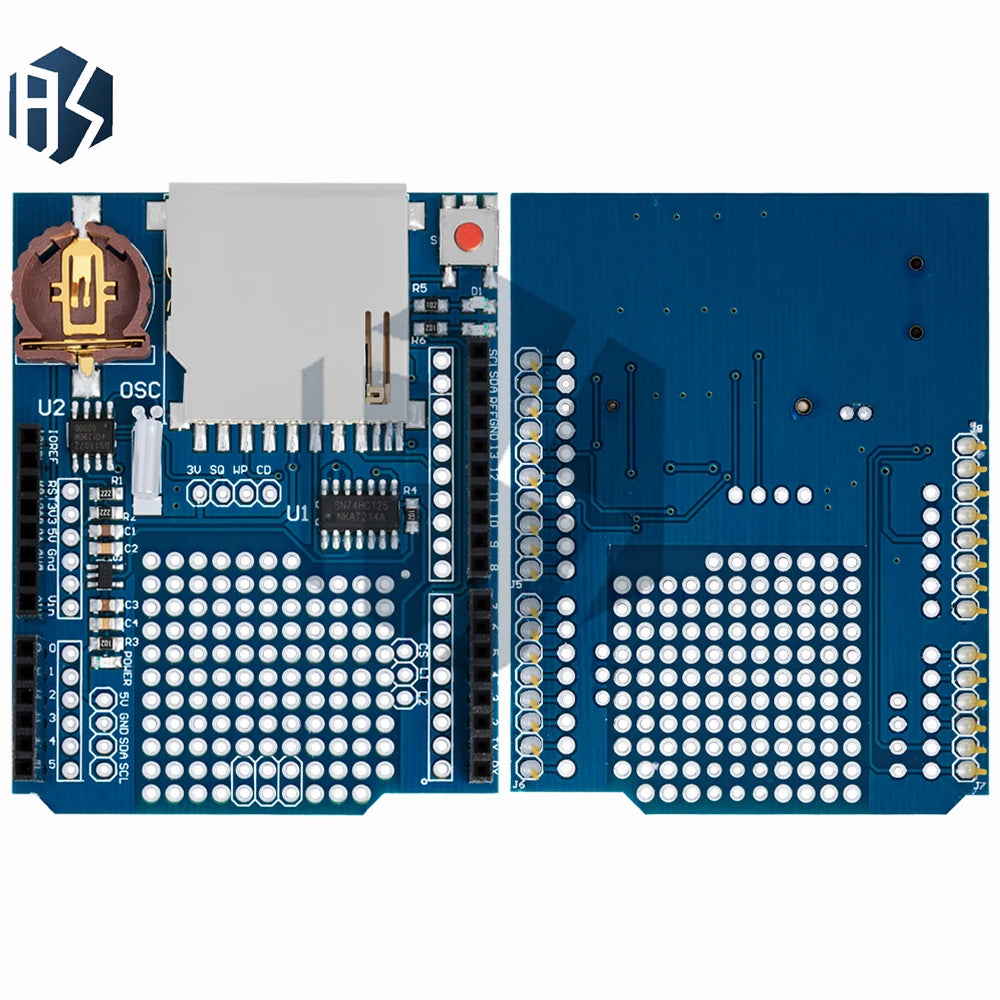 XD-05 V1.0 for Arduino for UNO Data Logger Shield - SD Card Storage, Real-Time Logging Module Zpaxo