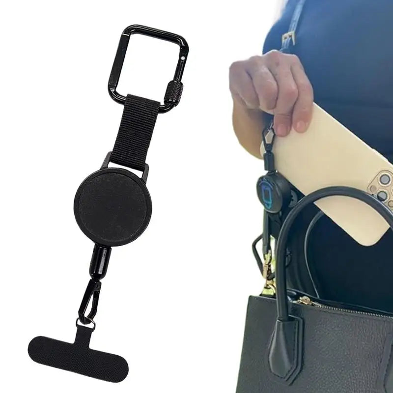 Anti-theft Phone Tether Retractable Lanyard Cellphone Tab Strap