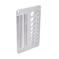 Crack Scale Gauge Accurate Gap Ruler Multifunctional Crack Width Gauge for Concrete Wall Home Monitoring Construction Zpaxo Default Title