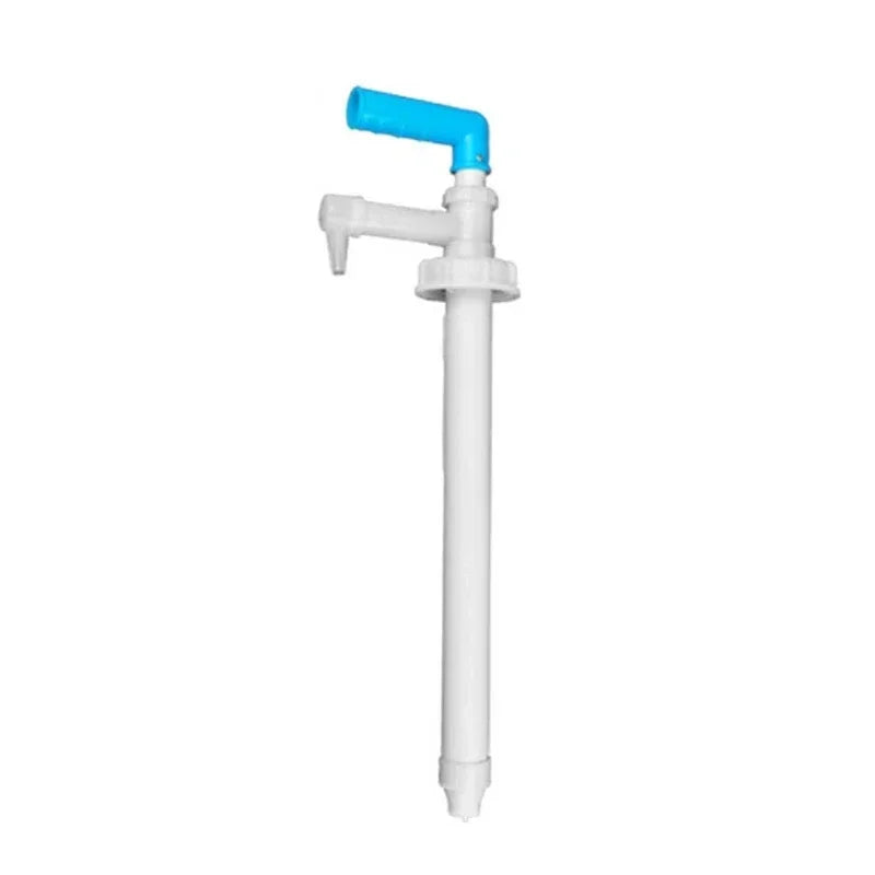 Manual Hand Fuel Transfer Pump with Backflow Prevention Manual Fuel Pump Zpaxo Blue M