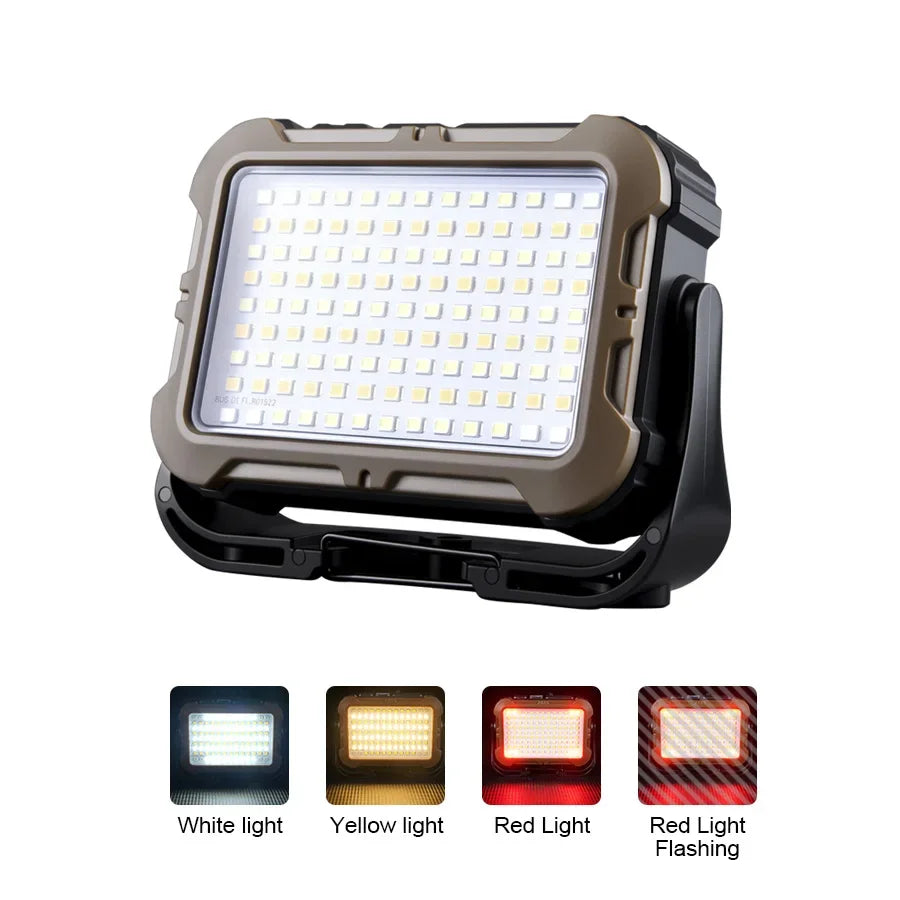 Solar LED Camping Lantern – Rechargeable Power Bank Tent Light