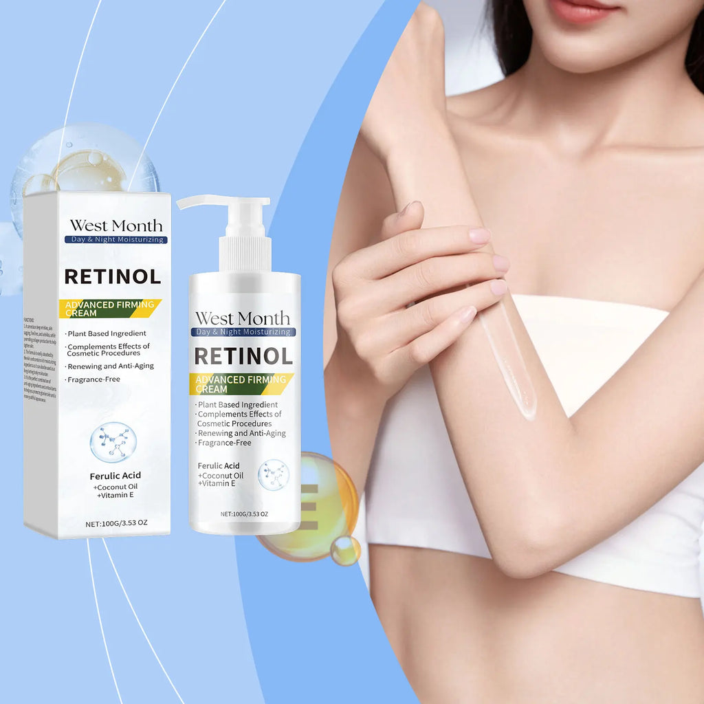 Retinol Body Firming Cream - Tighten Skin, Boost Elasticity, Deep Hydration & Anti-Aging For Radiant Youthful Body Zpaxo