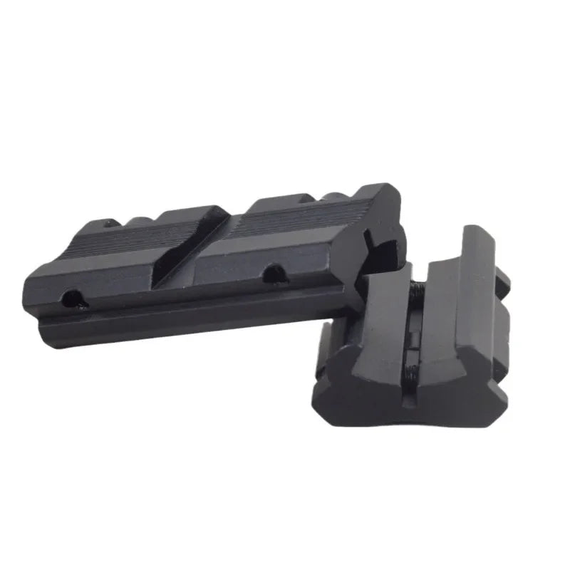 Picatinny to 11mm Dovetail Adapter – CNC Aluminum Mount (2-Pack)