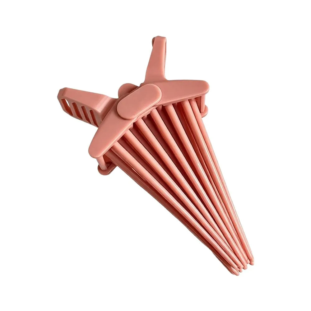 Portable Curling Roots Fluffy Hairpin High Natural Fluffy High Cranial Top Hair Curler Fluffy Hair Clip Hair Accessories Zpaxo Pink