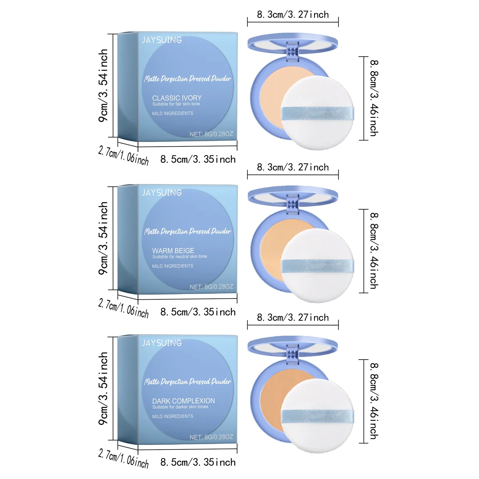 Jaysuing Lavender Setting Powder – Oil Control & Matte Finish Face Setting Powder Zpaxo