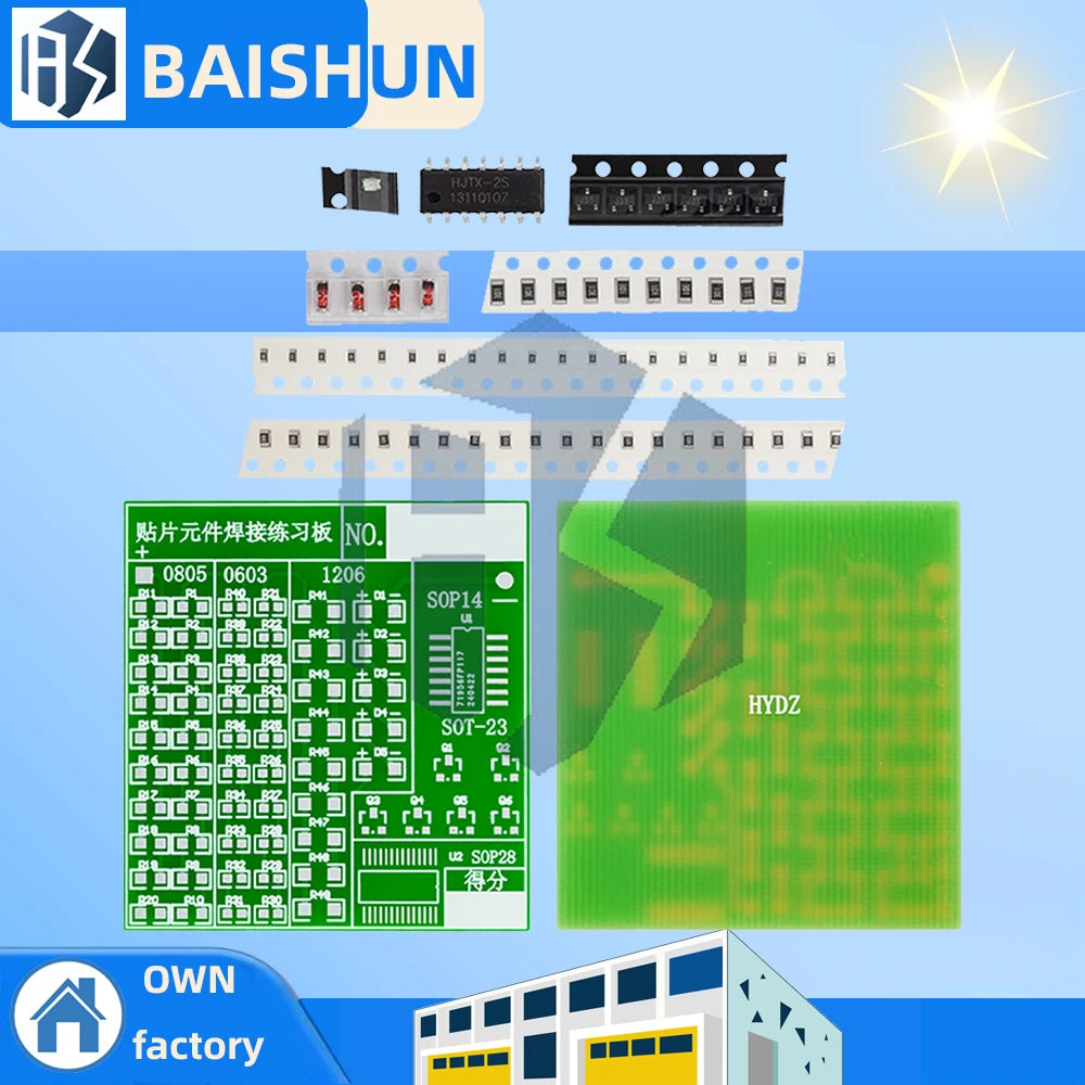 1 Electronics Soldering Starter SMT SMD Beginner DIY Welding Practice Zpaxo