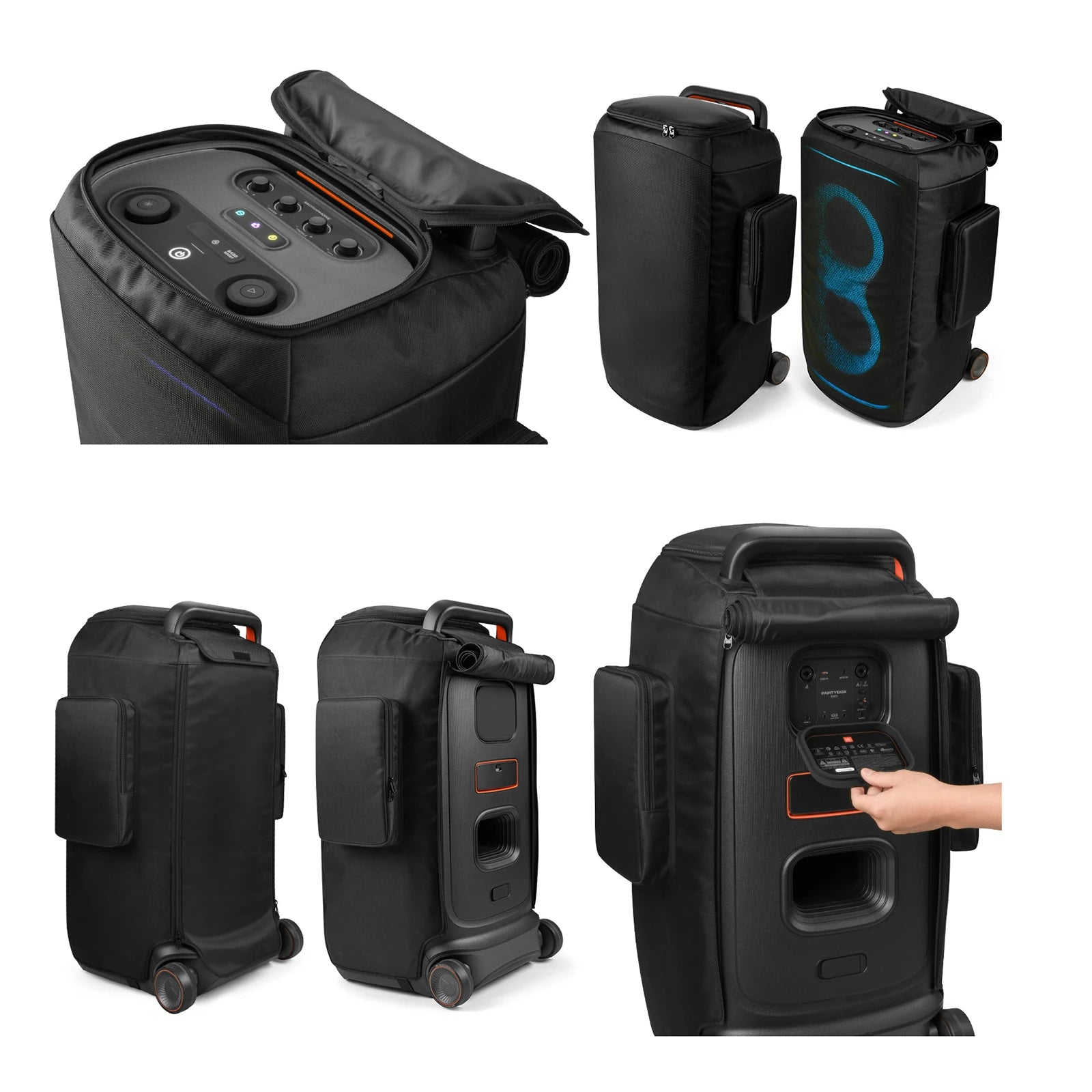 Partybox 520 Speaker Carry Cover Wear Resist Portable Dust Case Mesh