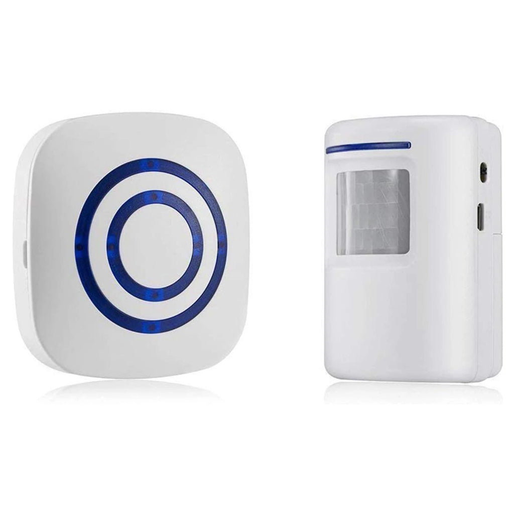 Fine Passage Alarm, Wireless Alarm System with Motion Sensor, Access Speed, Motion Bell with 38 Ringtones, Driveway Alarm Zpaxo 1 sensors 1 receiver UK