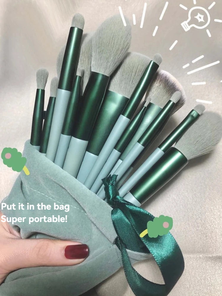 Lot Makeup Brushes Eye Shadow Foundation Women Cosmetic Powder Blush