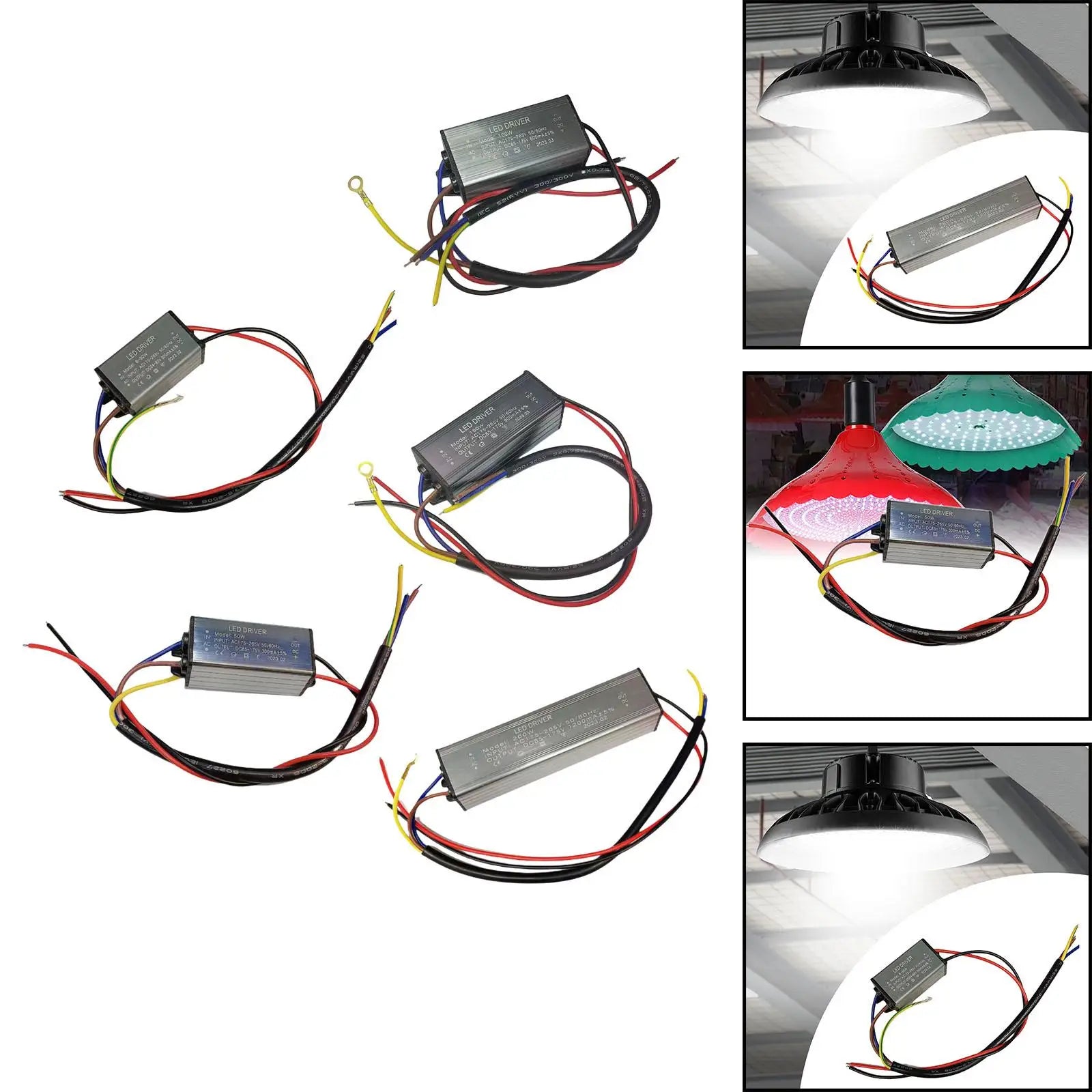 Waterproof LED Driver Compact High Performance Aluminum Multiple Protection LED Power Supply Low Voltage Output Converter Zpaxo