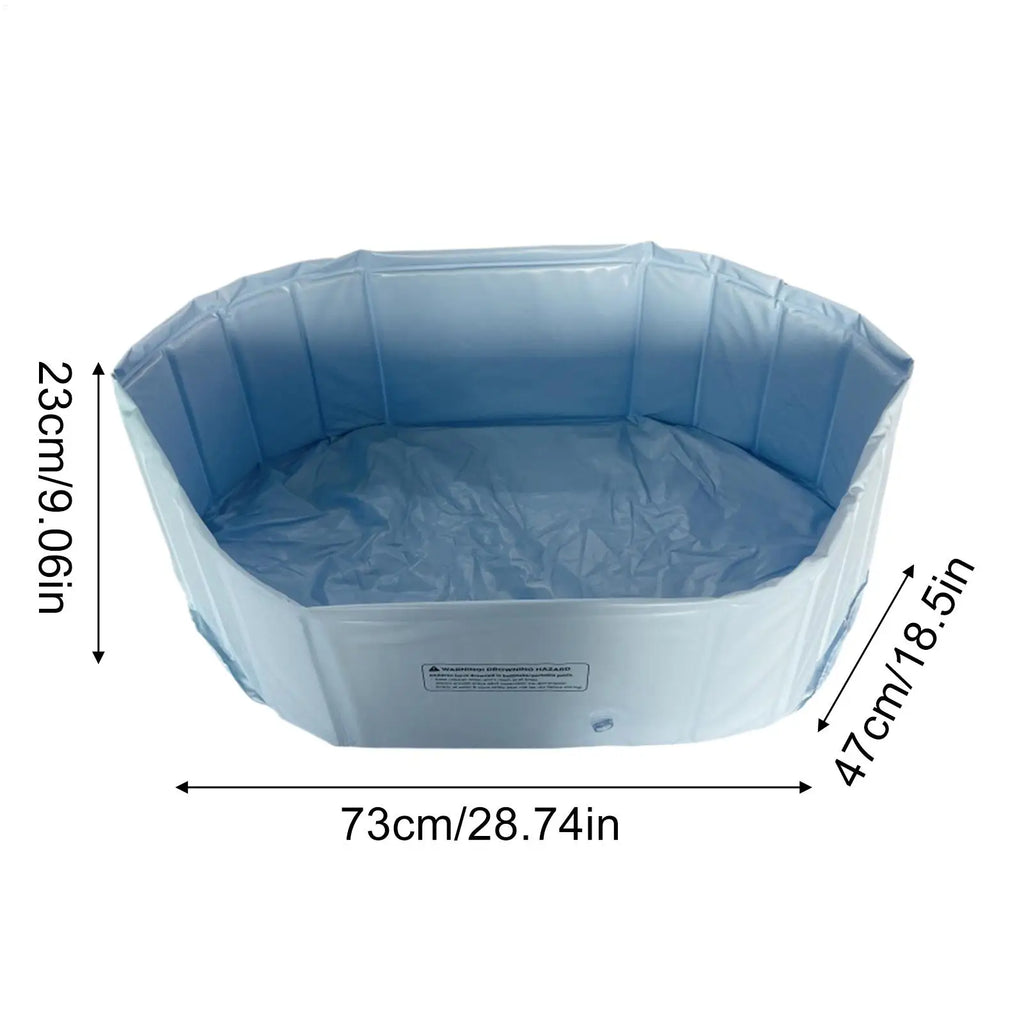 Pet Pool Foldable Kitten Swimming Wading Bathtub Portable Dog Small