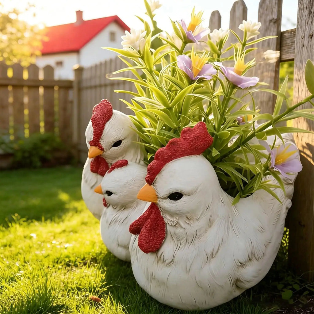 Cute Planters Resin Funny Realistic Animal Decorative Small Planter