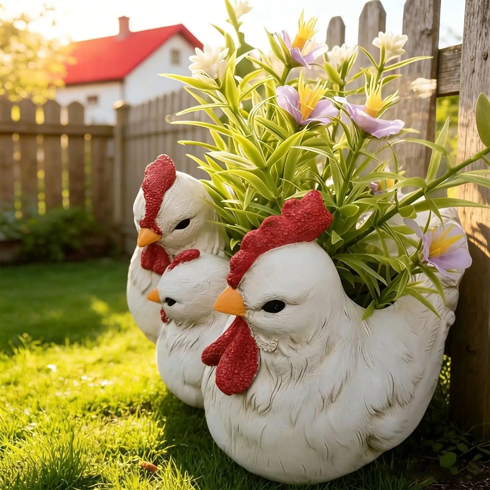Cute Planters Resin Funny Realistic Animal Decorative Small Planter
