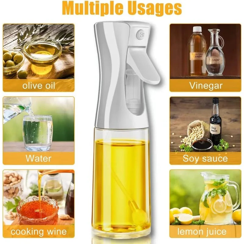 Oil Sprayer Olive Spray Bottle Kitchen Air Fryer Dispenser Vinegar Zpaxo