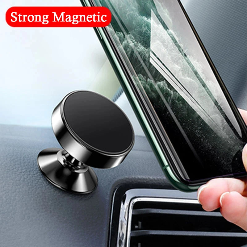 Magnetic Car Phone Holder Mobile Cell Phone Holder Stand Magnet Mount Bracket In Car For All Smartphones For iPhone 15 Samsung Zpaxo