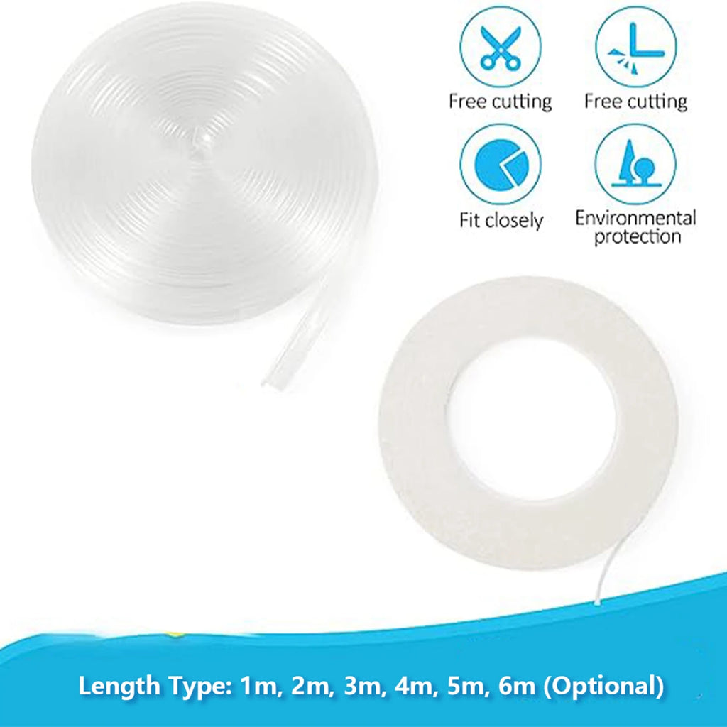 Table Corner Protectors Clear Table Corner Guards Baby Proofing Corner Protector Soft Silicone Furniture Edge Bumper Strip Zpaxo