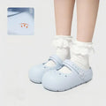 Women Summer Mary Jane Clogs Closed Toe Cloud Feel Non Slip Slippers