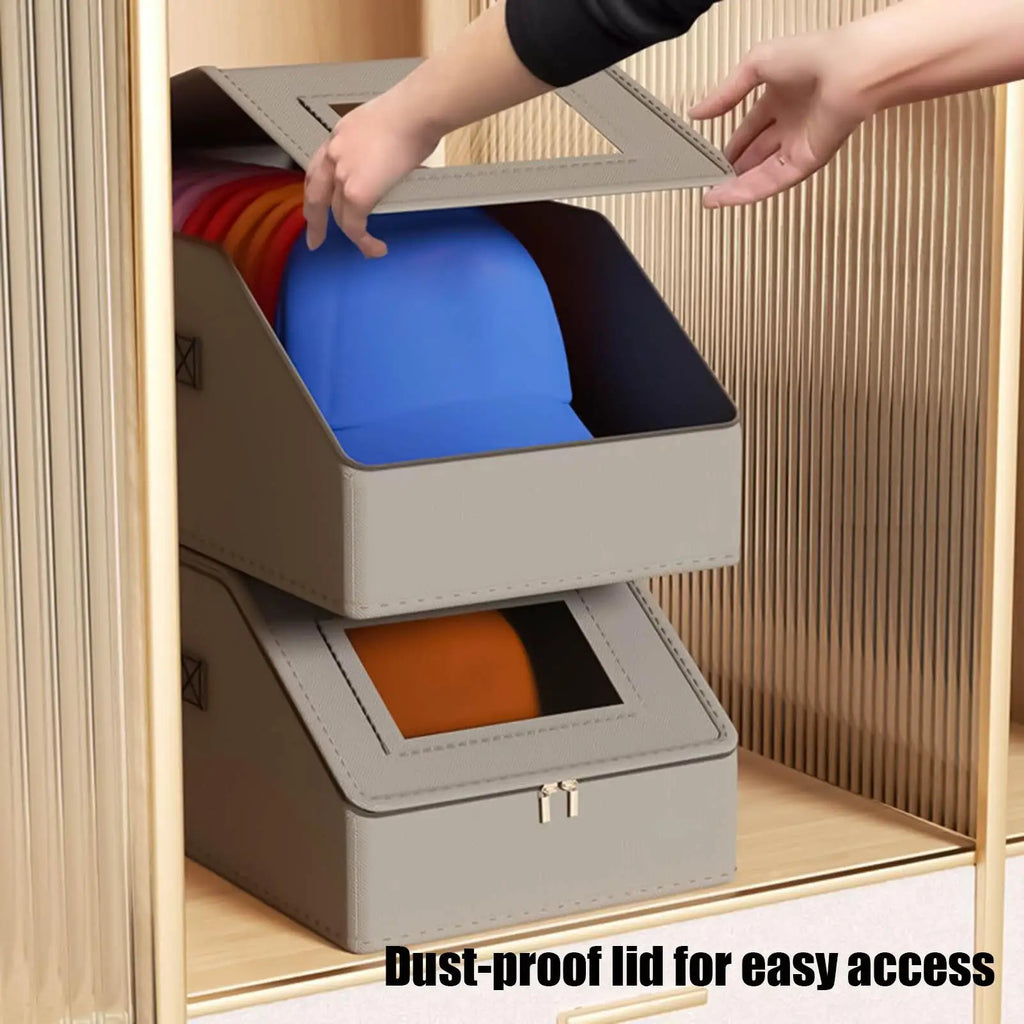 Hat Organizer Baseball Caps Closet Cardboard Stackable Holder