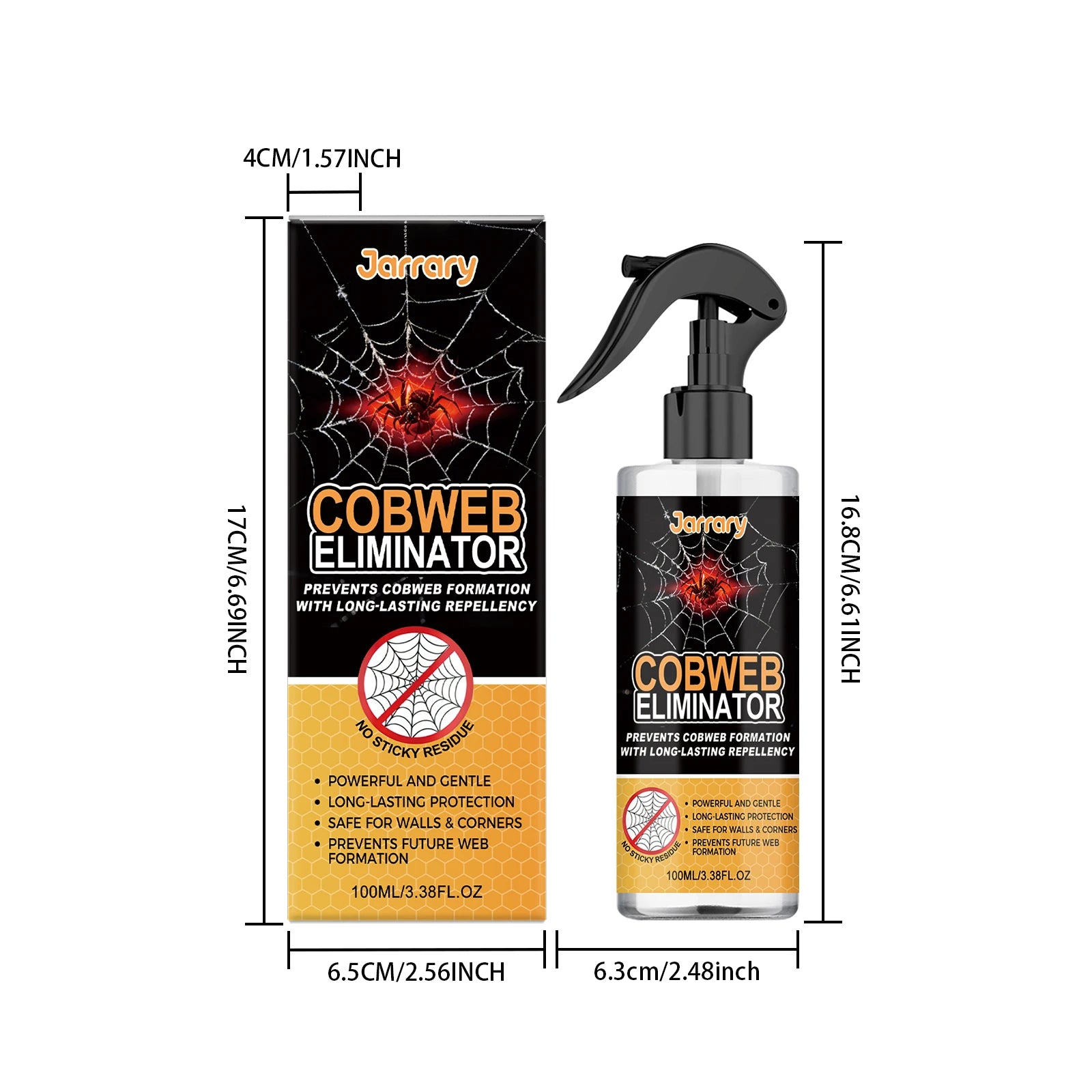 Spider Cobweb Eliminator Long Lasting Spray Prevent Spiderweb