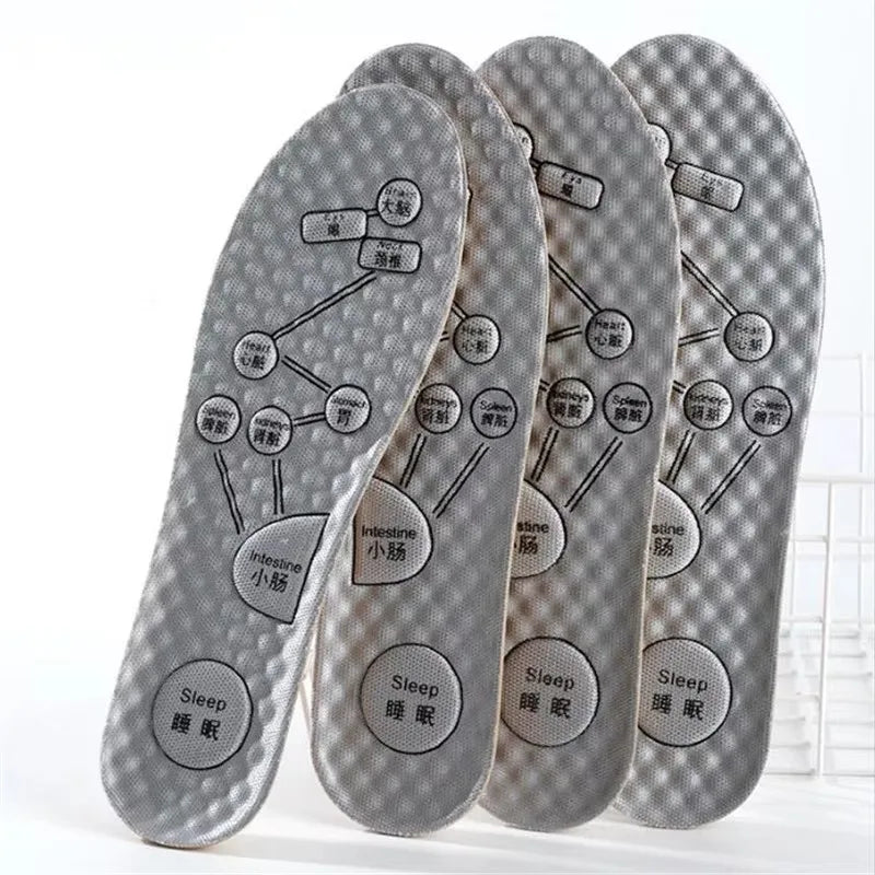 Acupressure Massage Insoles – Breathable & Deodorizing Shoe Pads