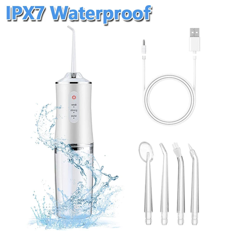 Oral Irrigator Dental Water Jet Flosser Appliance Pick Floss Dentistry Mouth Washing Machine Teeth Whitening Cleaning Tools Zpaxo