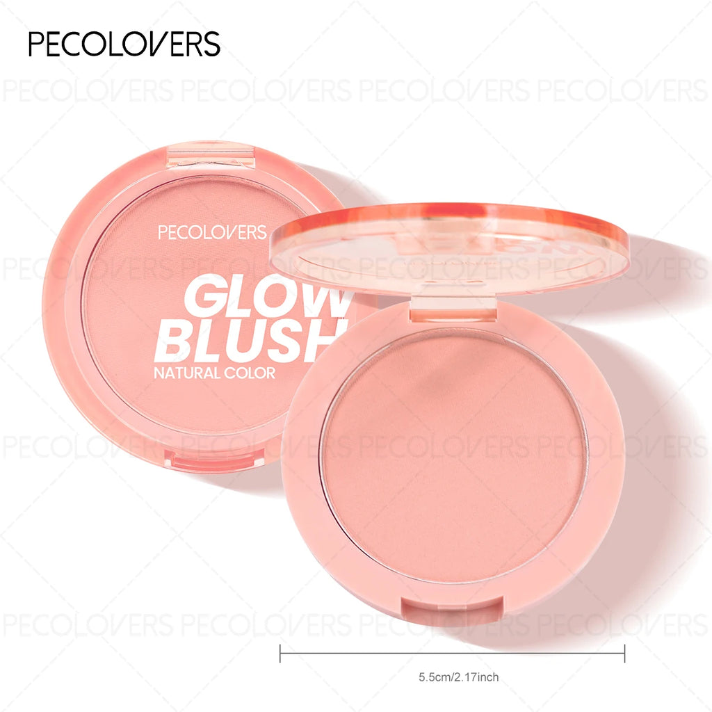Waterproof Matte Finish Blush Palette，Berry & Coral, for All Skin Tones, Lightweight and Waterproof for All Light Beige Tones Zpaxo