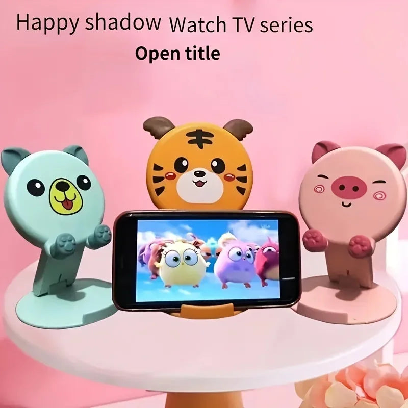 Nice Creative Portable Mobile Phone Stand Angle Adjustable Mobile Phone Holder Foldable Tablet Stand For All Mobile Phones Zpaxo