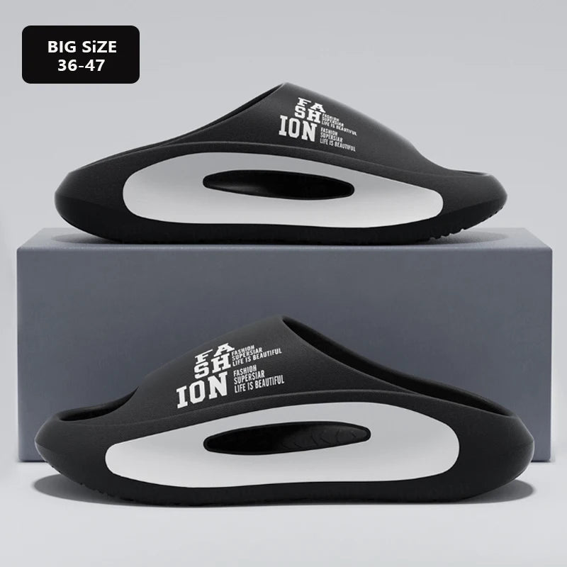 Summer Men's Sports Slippers Indoor Outdoor Sandals Beach Thick Sole