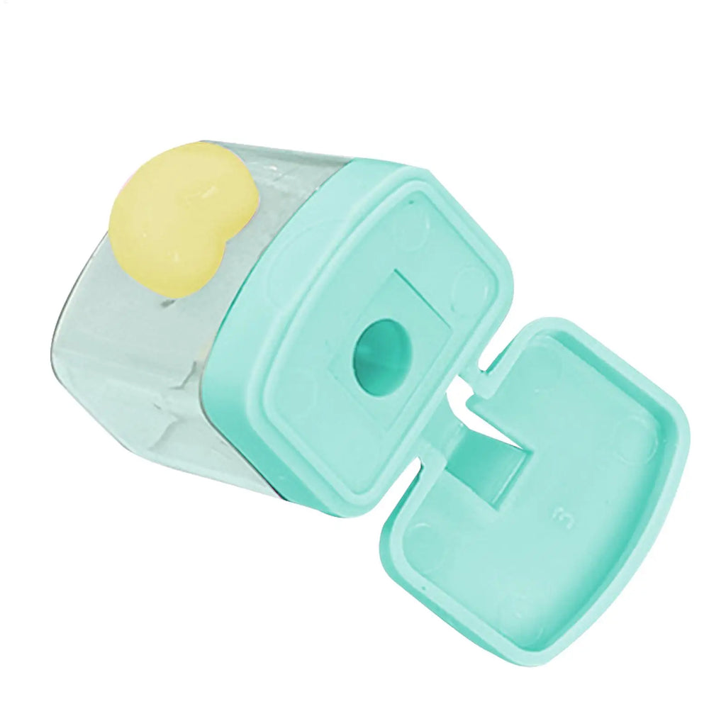 Cartoon Pencil Sharpener Double Hole Pencil Cutter Tool Pencil Sharpening Tool Student Stationery Simple School Office Supplies Zpaxo
