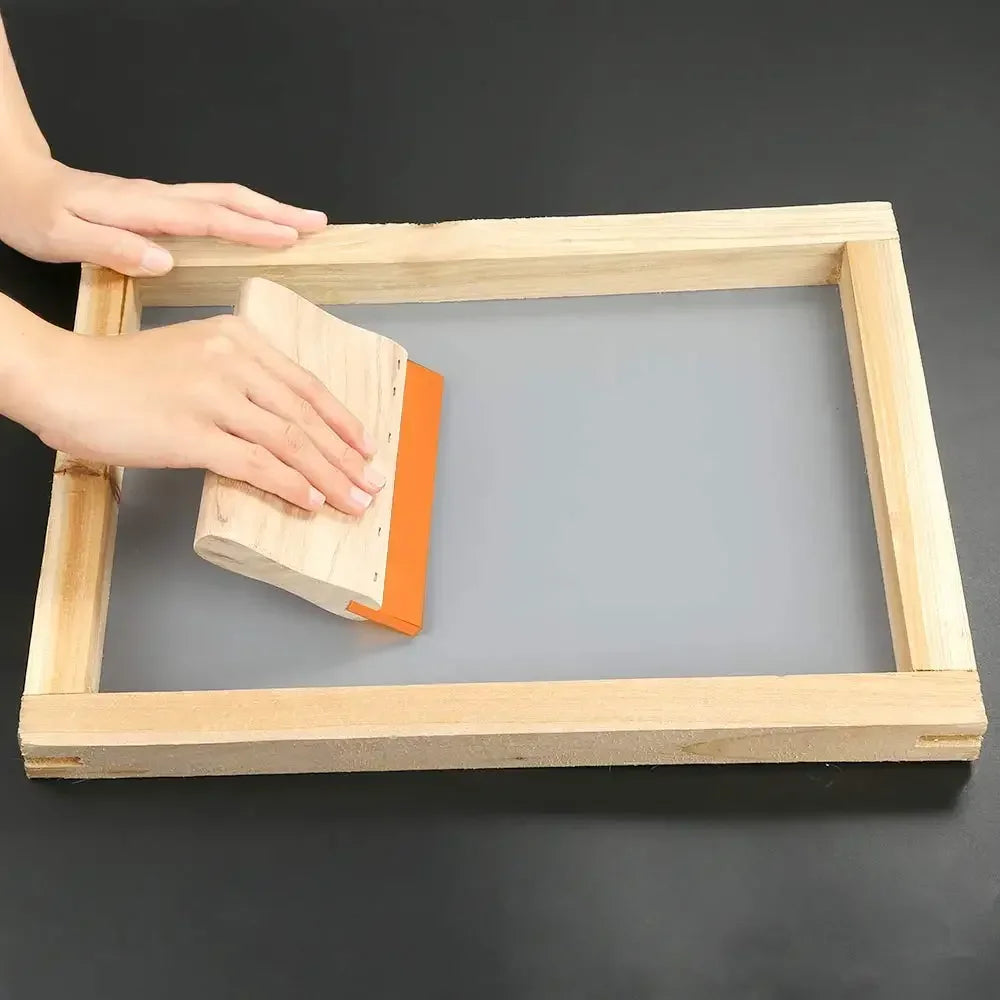 Screen Printing Squeegee – Wooden Handle & Silicone Blade