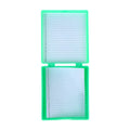 Slide Microscope Box 4 Plastic Glass Holder Prepared Slides Zpaxo Green