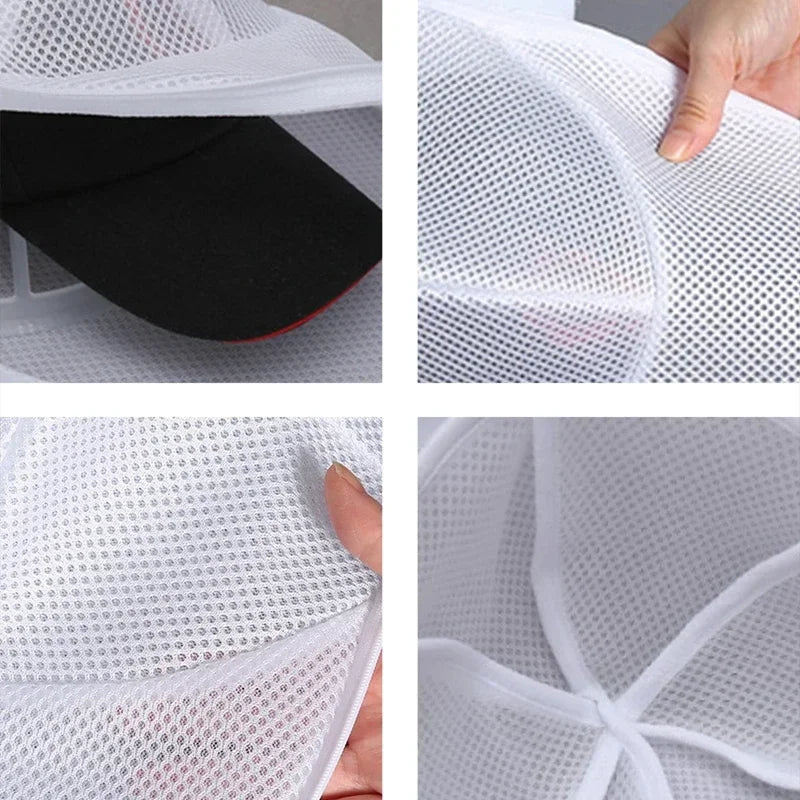 Hat Washing Bag – Anti-Deformation Mesh Laundry Protector