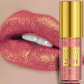 14 Colors Glitter Metallic Lip Glaze Shiny Long Lasting Gloss