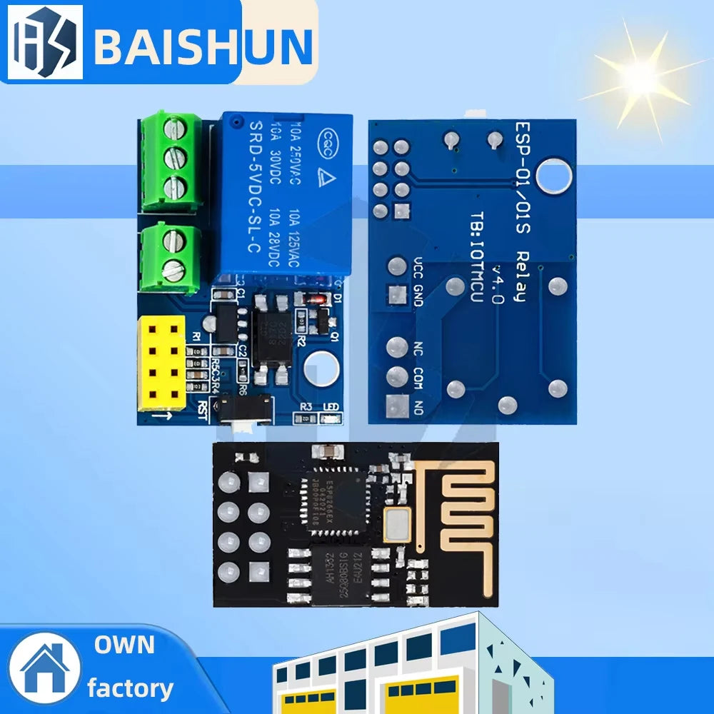 ESP8266 ESP-01S 5V Wifi Relay Module Things Smart Home Remote Control Zpaxo