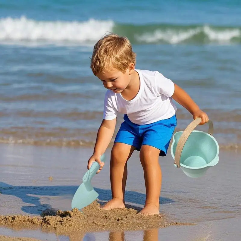 Toddler Beach Toys Sand Box Castle Play Buckets Toy Shovels Molds Zpaxo