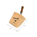 Bear Shaped Car Air Vent Trash Can Portable Mini Kraft Paper Storage Zpaxo S