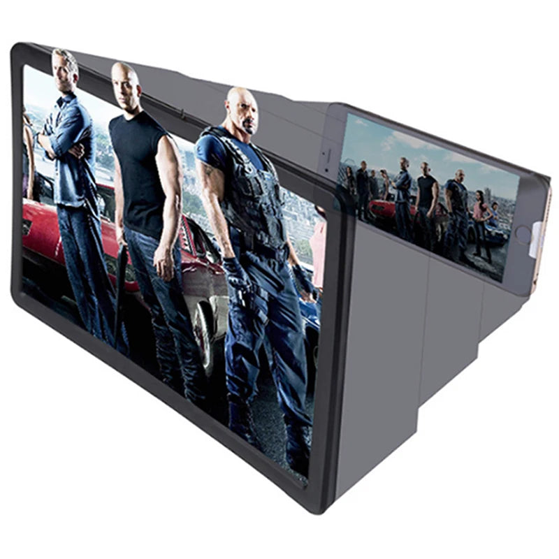 HD Phone Screen Magnifier – Blue Light Blocking Desktop Stand
