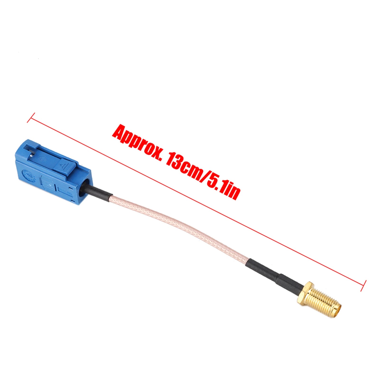 Car GPS Antenna Adapter Cable Fakra SMA Fine Copper Connector