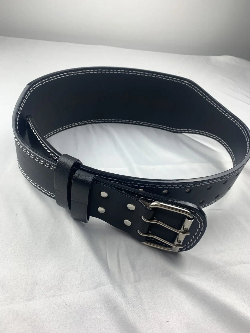 Waist Support Sports Safety Belt Protection Fitness Deep Squat Hard Pull Weightlifting Belt PU Leather Fitness Belt Protection Zpaxo black without sponge M