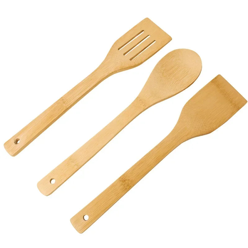 Alishan Cookware Bamboo Spatula Spoon Wholesale Non-stick Frying Pan