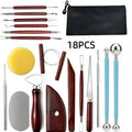 Pottery Clay Sculpting Tools Kit Ceramic Wax Clays Carving Tools for Art Craft Pottery Sculpting Modeling Tool Set Zpaxo TYDZ 0018