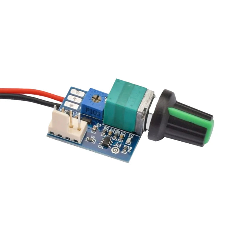 Mini 3A PWM 12V DC Fan Speed Controller – 4-Wire Regulator PWM Speed Controller Zpaxo