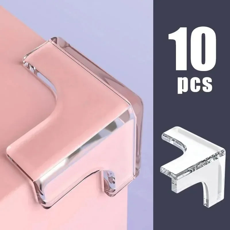 Clear Furniture Corner Protectors 10-Pack | Child Safety Guards Furniture Corner Guards Zpaxo