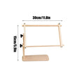 Embroidery Hoop Stand Adjustable Hands-Free Needlework Holder Embroidery Lap Stand for Women Craft Home Party Workshop Floor Zpaxo S China Mainland