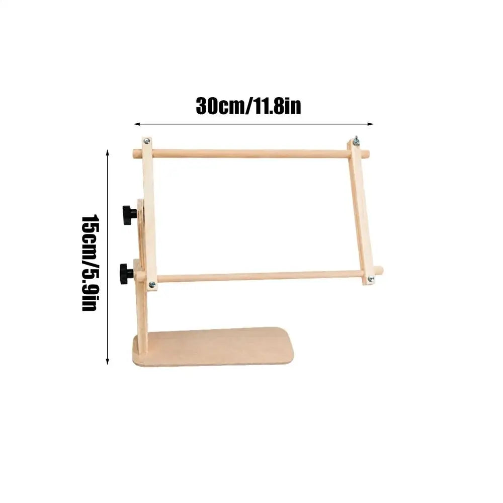 Embroidery Hoop Stand Adjustable Hands-Free Needlework Holder Embroidery Lap Stand for Women Craft Home Party Workshop Floor Zpaxo S China Mainland