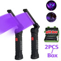 UV Black Light Flashlight USB Rechargeable – 5 Modes, 395nm