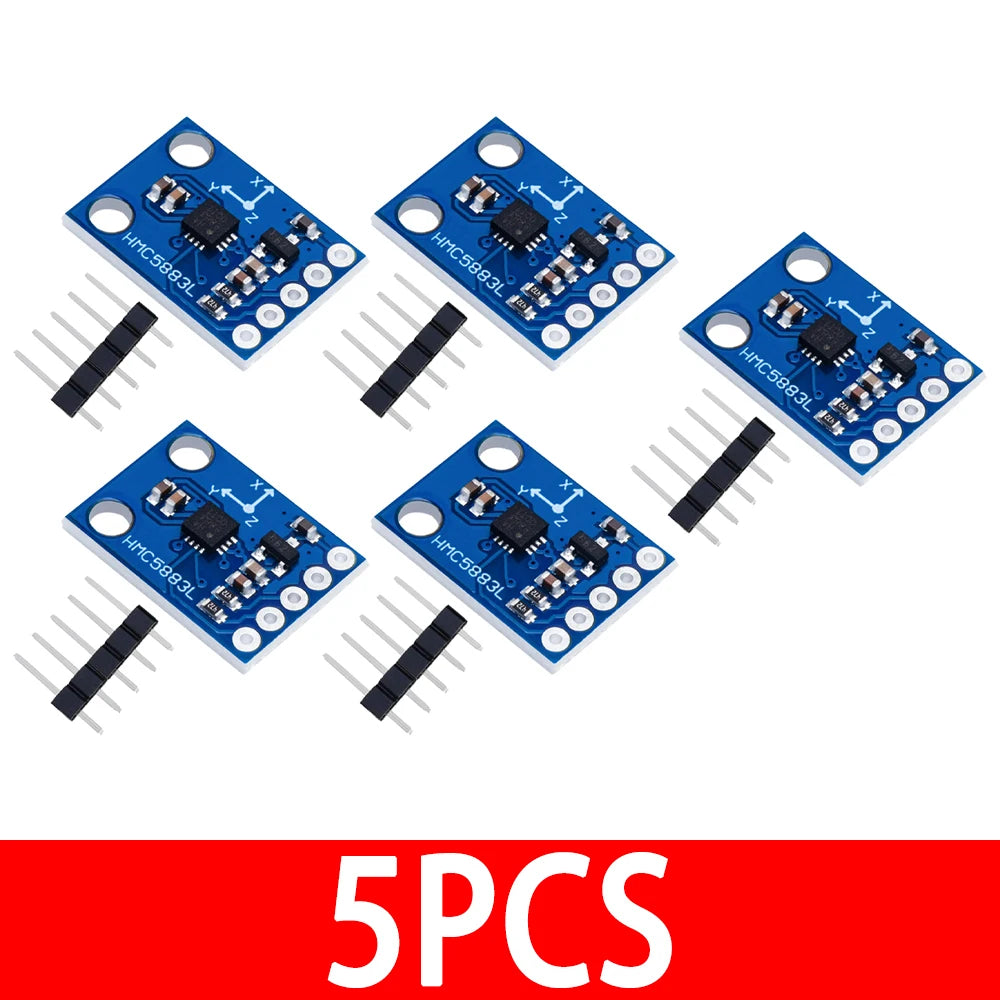 GY-273 HMC5883L Triple-axis Magnetometer Sensor Module 3V-5V I2C Zpaxo 5PCS