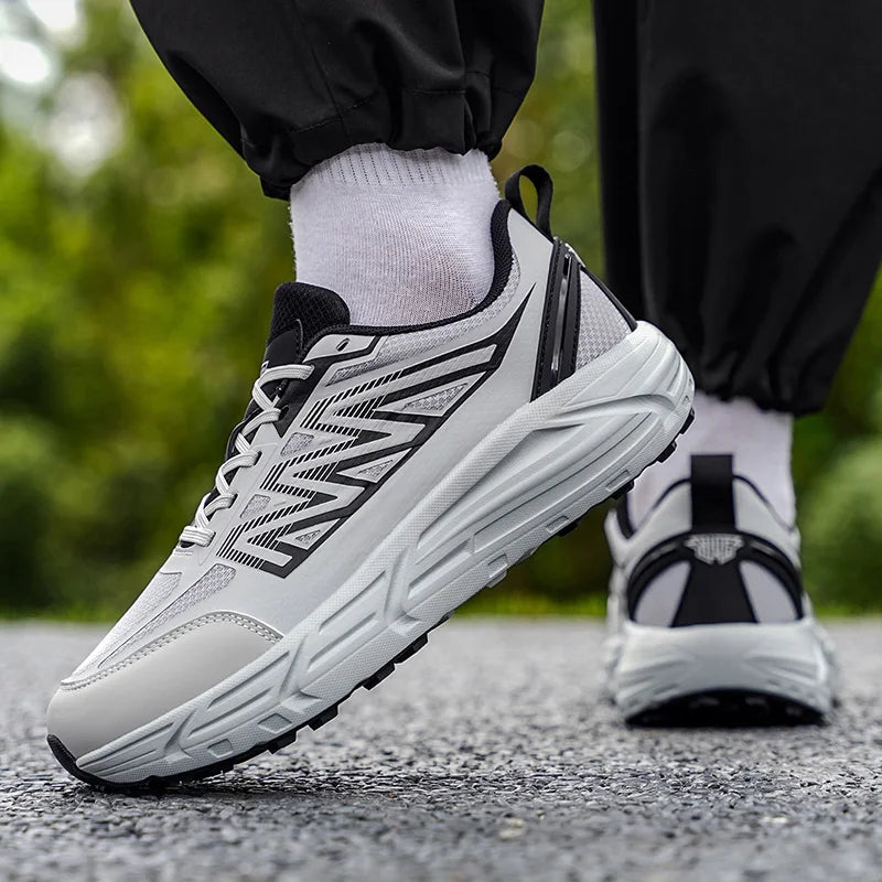 Men's Casual Sneakers Luxury Trainer Shoes Breathable Race Running