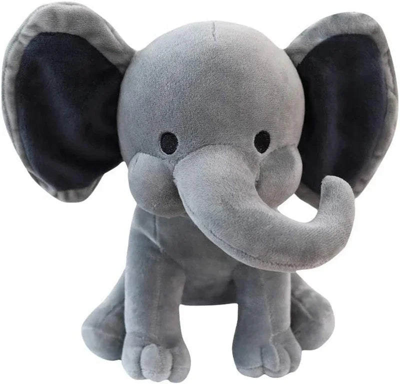 Gray Elephant Stuffed Plush Toys Kawaii Animals Soft Sleeping Pillow