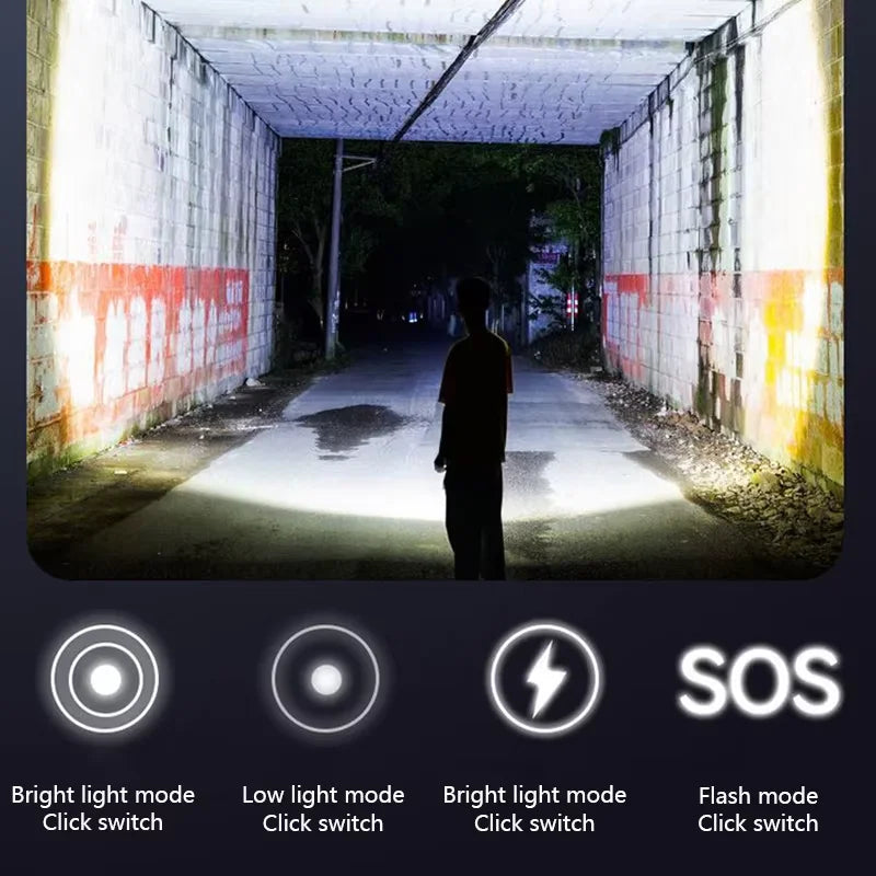 COB Keychain Work Light Dual Source 5Mode Rechargeable Lumens Zpaxo